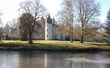 Château de Trédion au mois de janvier