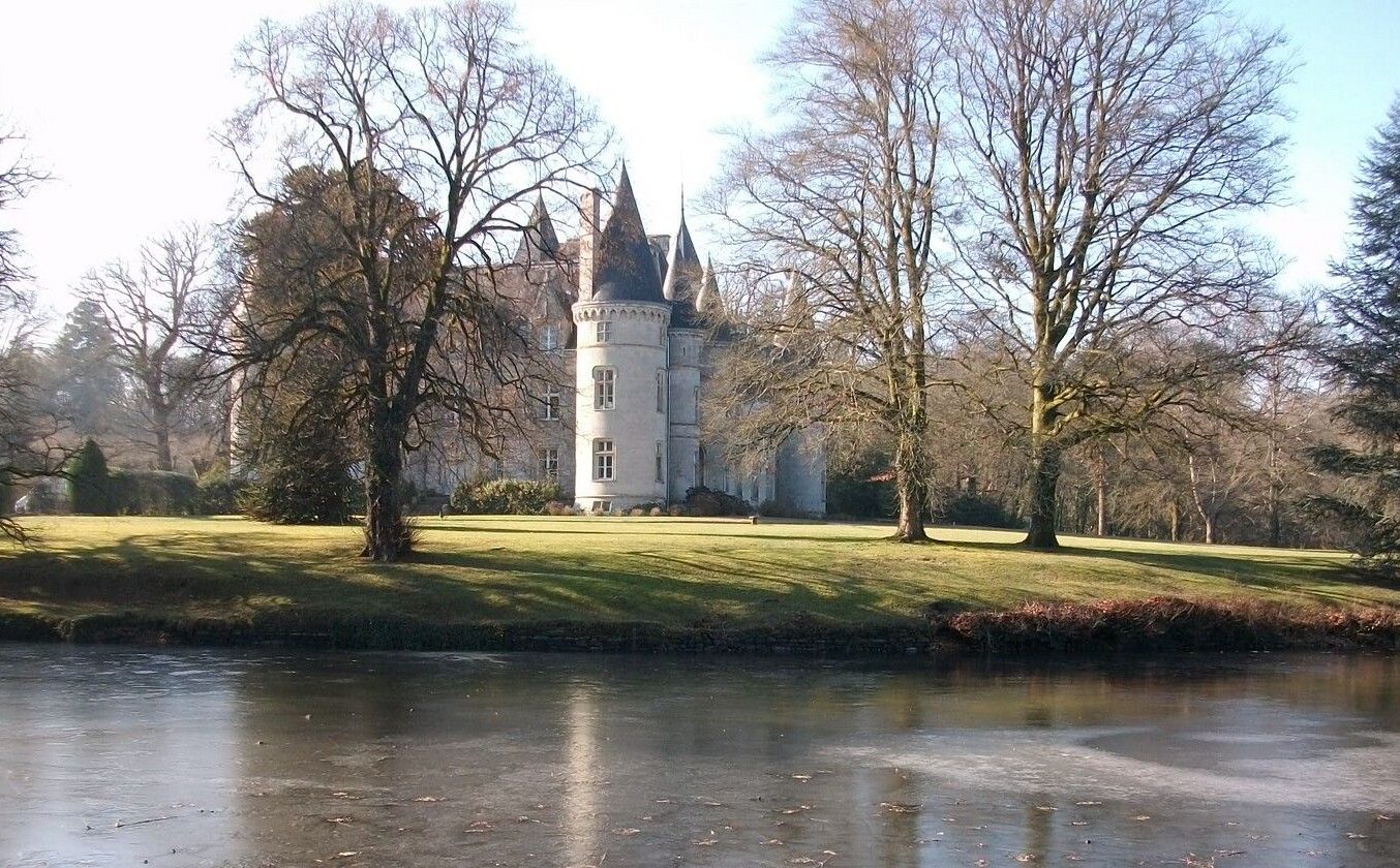 Château de Trédion au mois de janvier